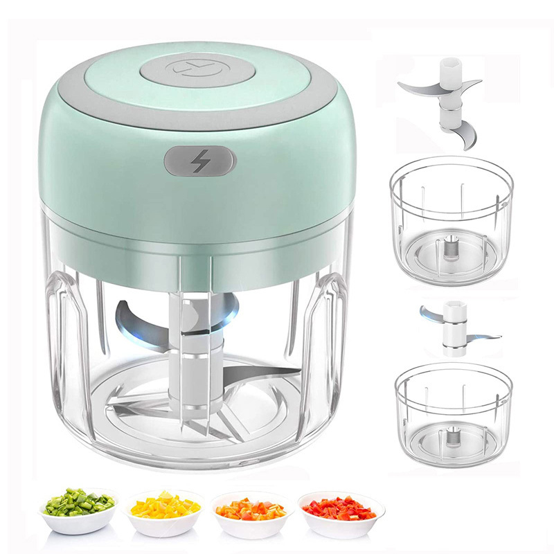 Automatic Mini press food slicer speedy blender mincer meat masher usb wireless electric mini garlic chopper