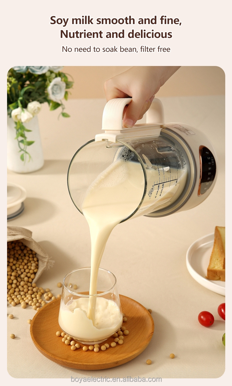 Nut milk maker Multi Soya Milk Making Machine soup maker glass jar multifunctional cooking blender