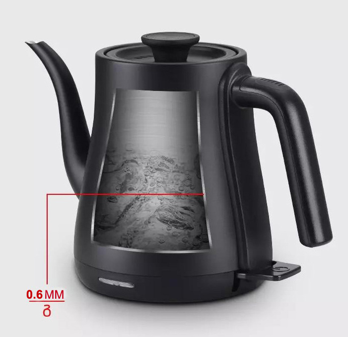 Oem Logo  1L Capacity 1500W  strix controller Industrial Water Boiler Electric stainless steel Tea Kettle