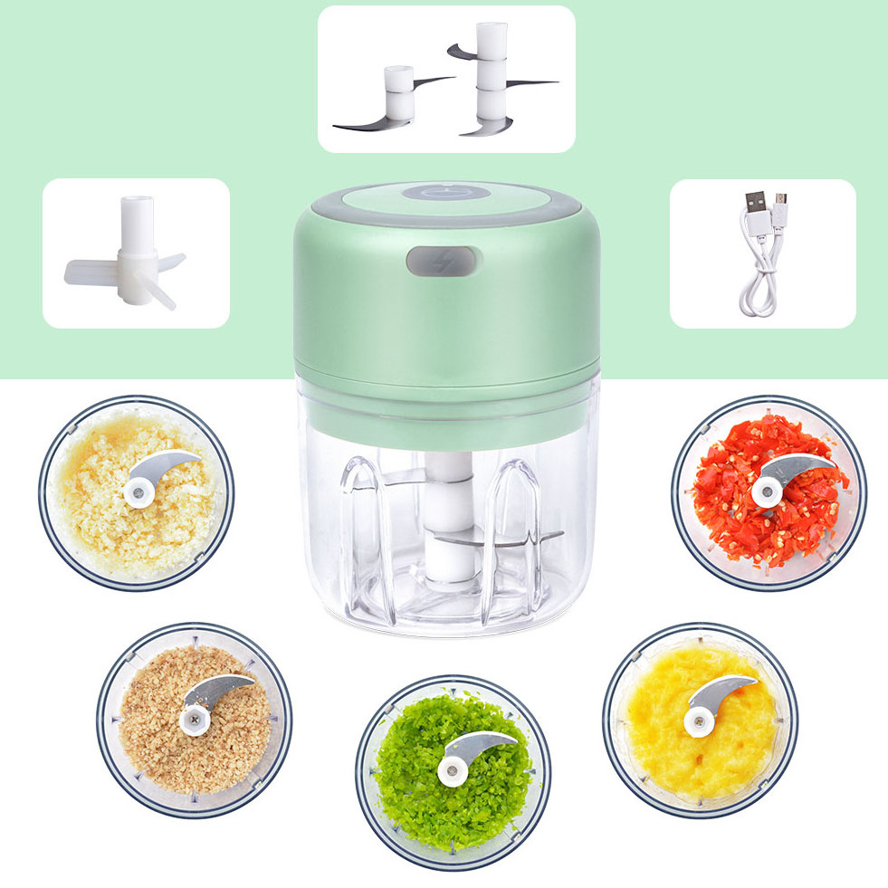 Small Size USB Rechargeable mini galric chopper pepper sauce maker small food processor food chopper