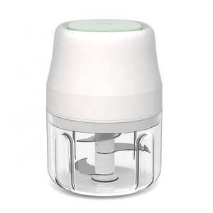 Factory customized USB Rechargeable Electric garlic carrot pepper Food Chopper mini food Processor