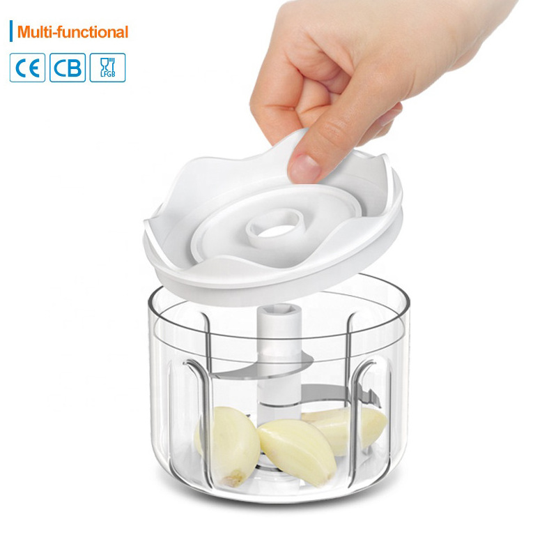 Factory customized USB Rechargeable Electric garlic carrot pepper Food Chopper mini food Processor