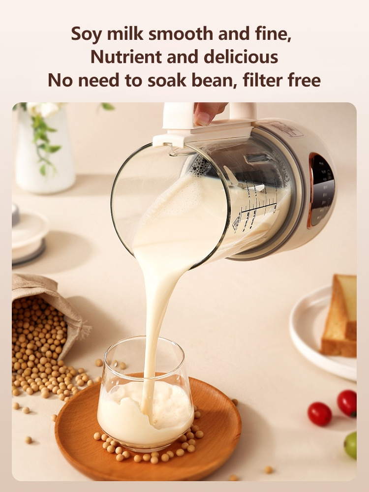 Nut milk maker Multi Soya Milk Making Machine soup maker glass jar multifunctional cooking blender