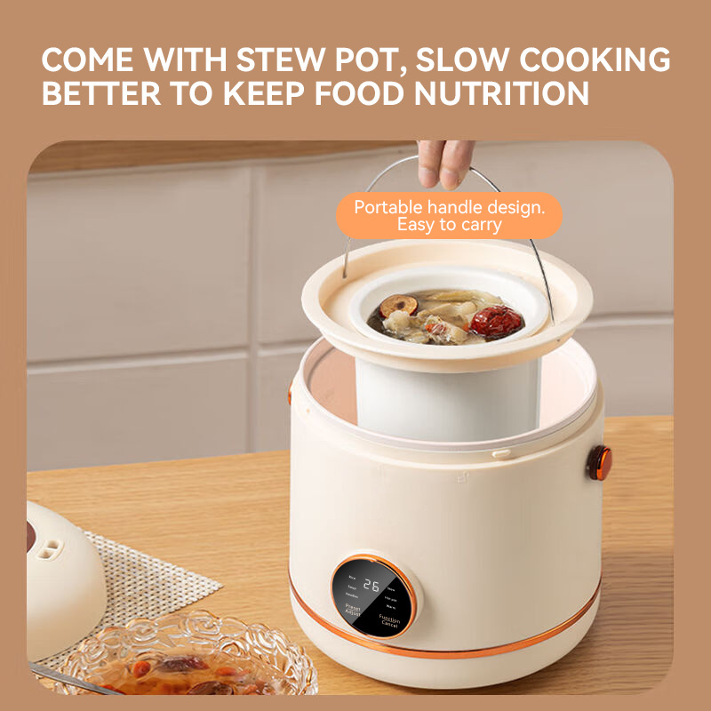 Electric Cooking Pot Small Portable Electric Mini Multi Cooker Electric Skillet Mini Hotpot Pan Instant Noodle Cooker