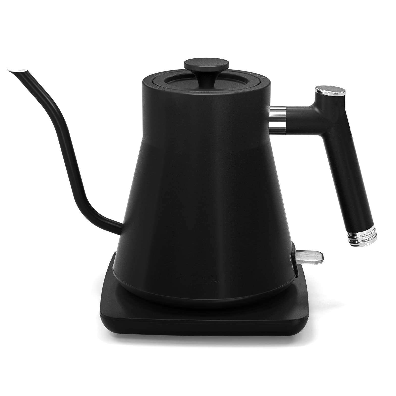 0.8L Matte Black 1200W Rapid Heating brewing tea kettle Gooseneck Electric Kettle Pour Over Coffee and Tea Kettle