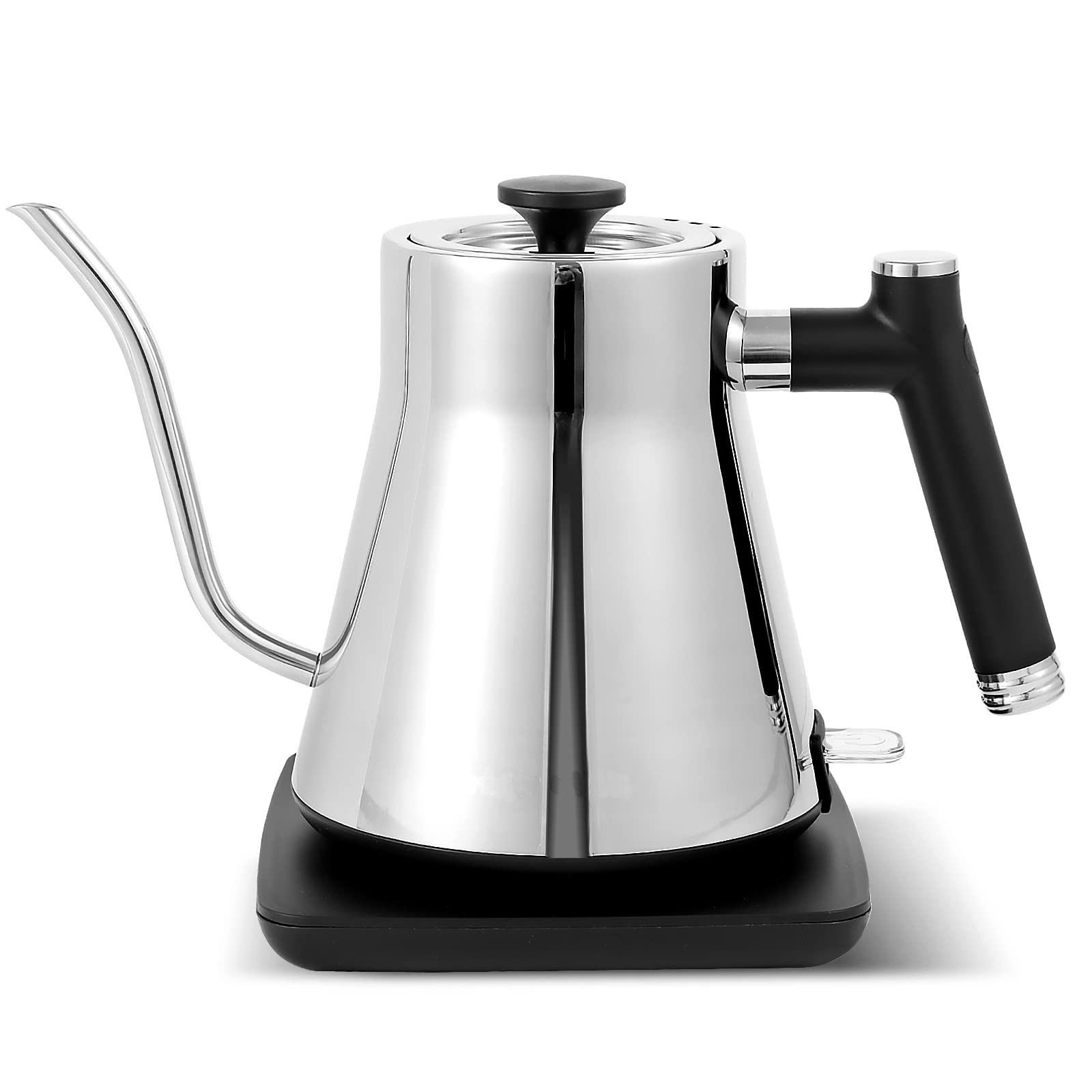 Sliver Polished Stainless steel Ultra Fast Boiling Hot Water Kettle Pour-over Coffee Tea Electric Gooseneck Kettle