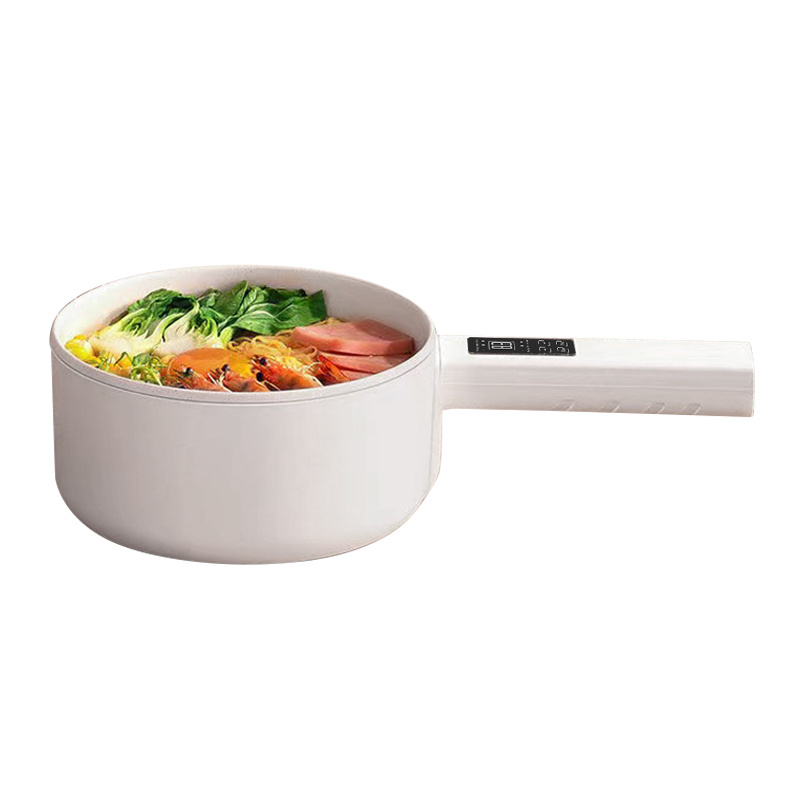 Long handle 2.0L Mini Cooker Electric Skillets Intelligent Cooking Soup Hot Pot non-stick electric cooking pot