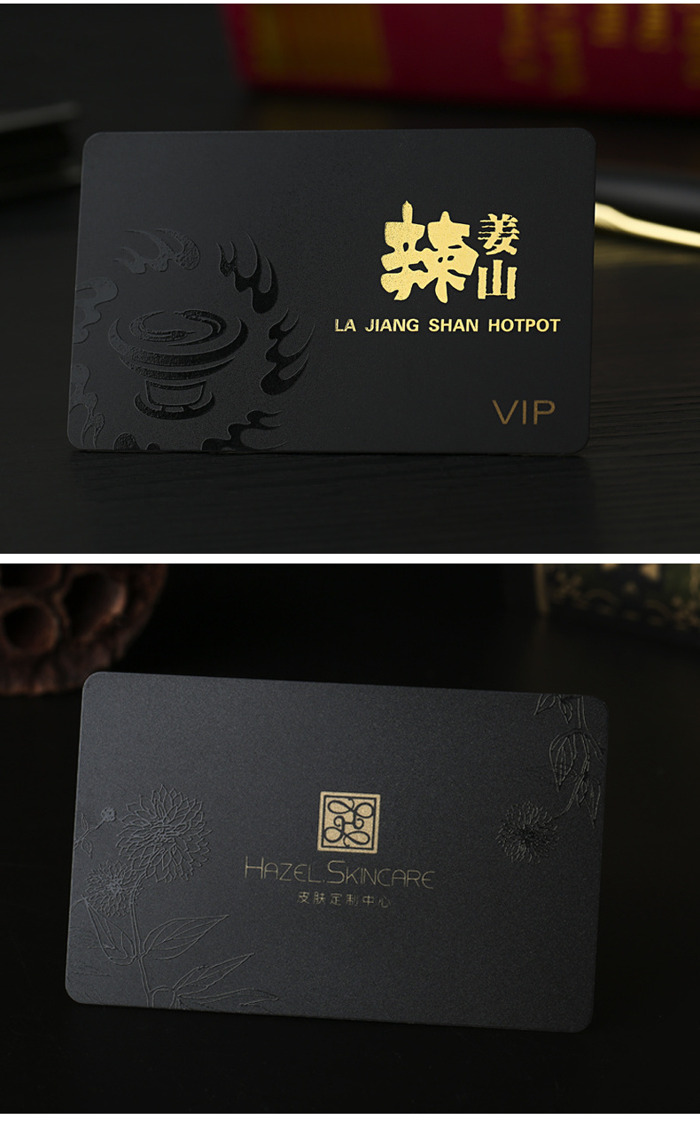 BOYA Custom Stainless Steel Metal Card UV Digital Printing Businesscards NFC Business Card Metal Business Cards With Logo