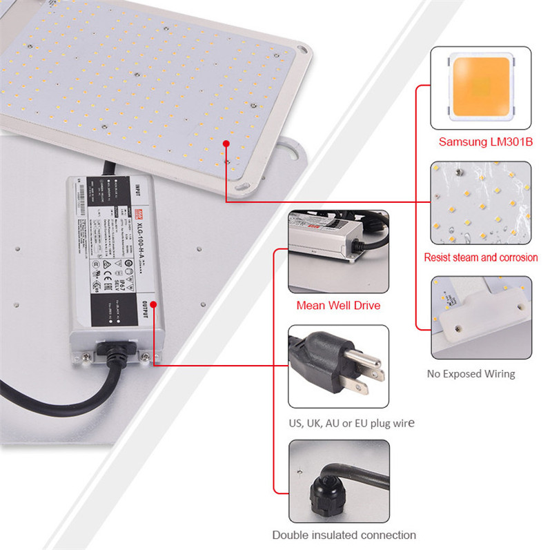 Solis tek lights LM301B LM301H EVO 2.8umol sananbio high power 600w 800w 1000w 1200w led grow light