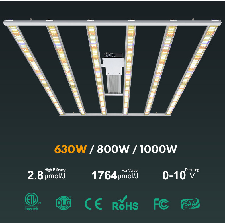 Max double endet 12 bar 3000w clip on australia led grow light