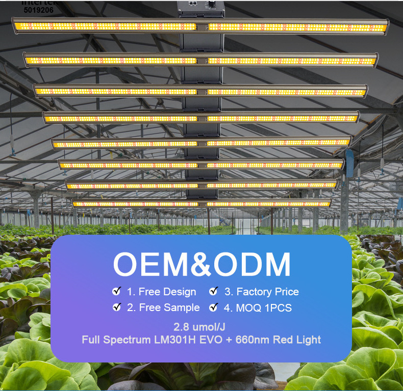 Lights LM301B LM301H EVO 12w dimmer wifi bar commercial greenhouse fixtures led grow light