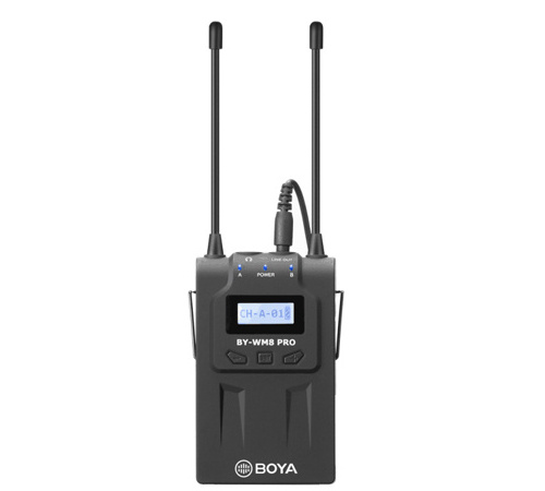 UHF Dual-Channel Wireless Microphone System BY-WM8 Pro-K1