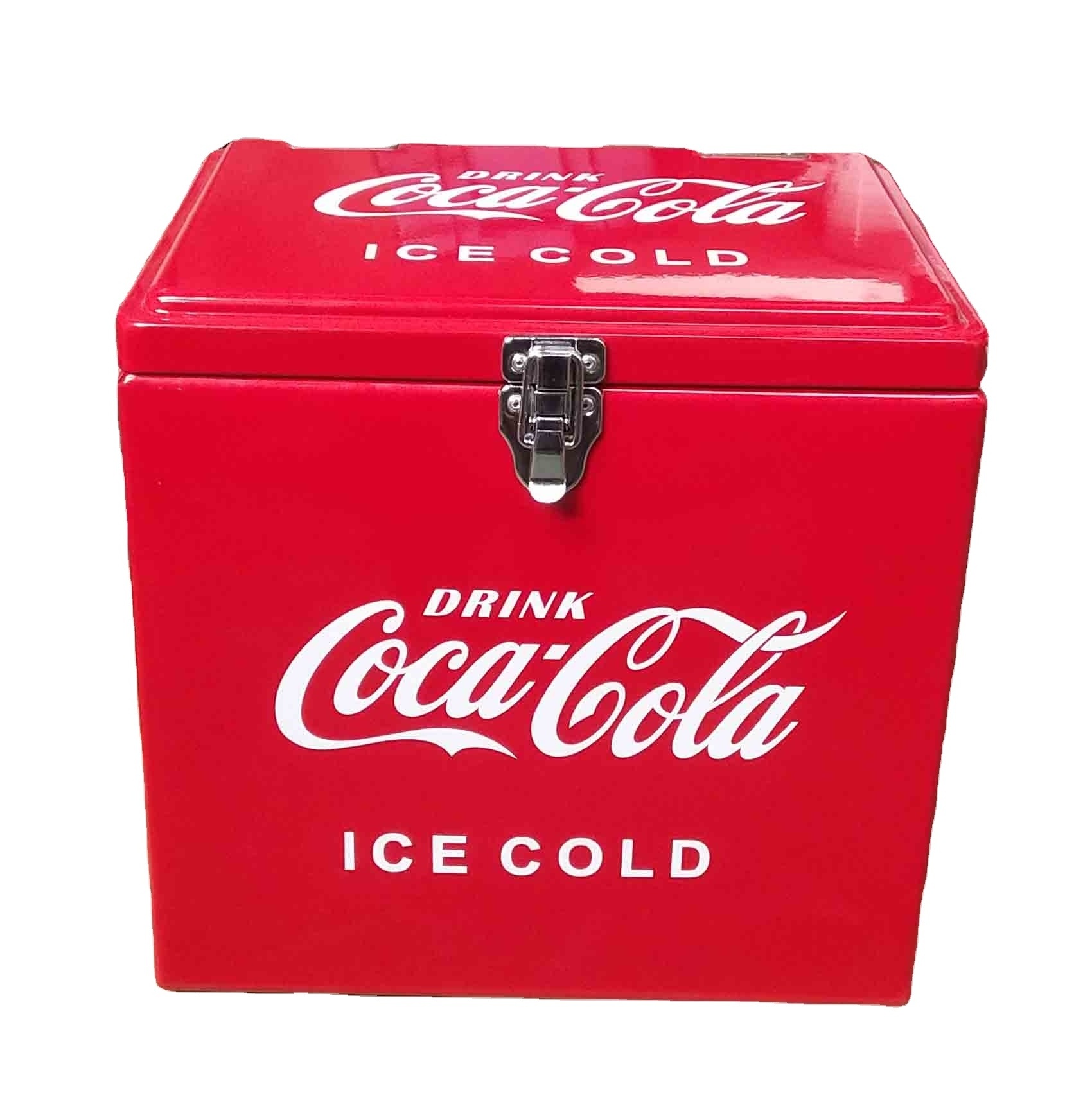 High Quality Ice Boxes Cooler 15 Litre OEM Manufacturer Metal Cooler Box