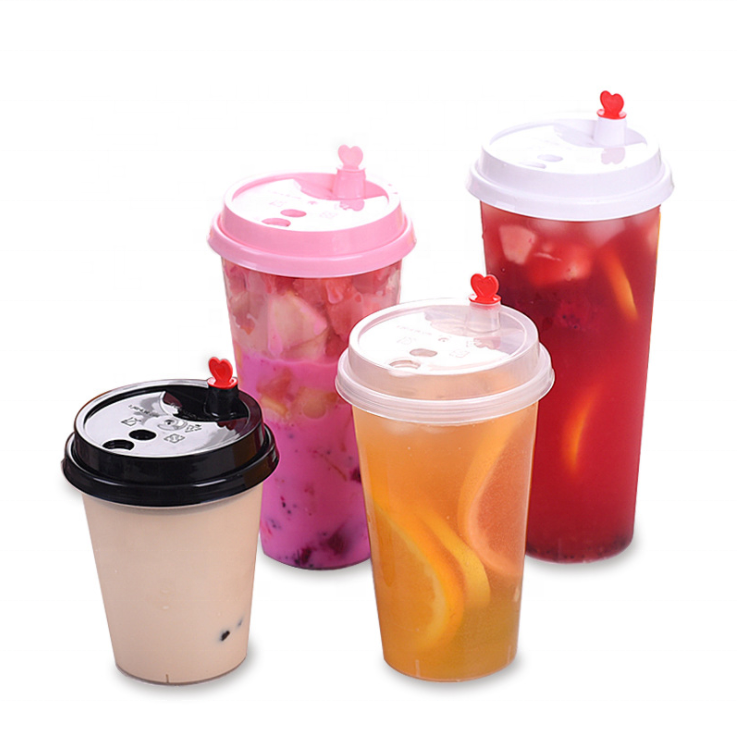 Wholesale disposable PP PET clear frosted clear type lemonade cups for milk tea with Manufacturer Price