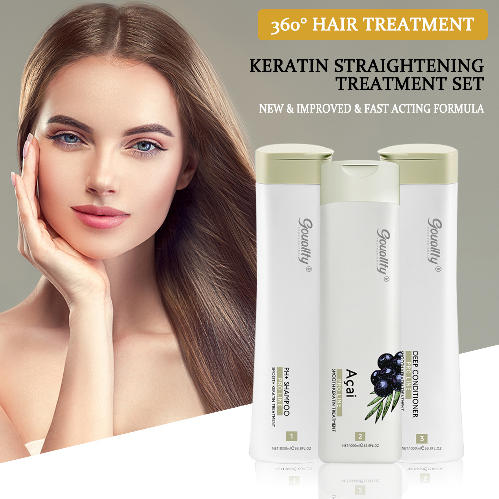 Low Irritatation Silky Collagen Hair Keratin Treatment 6 Months Result Natural Keratin Smoothing Treatment For Women