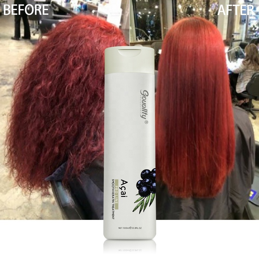 Low Irritatation Silky Collagen Hair Keratin Treatment 6 Months Result Natural Keratin Smoothing Treatment For Women