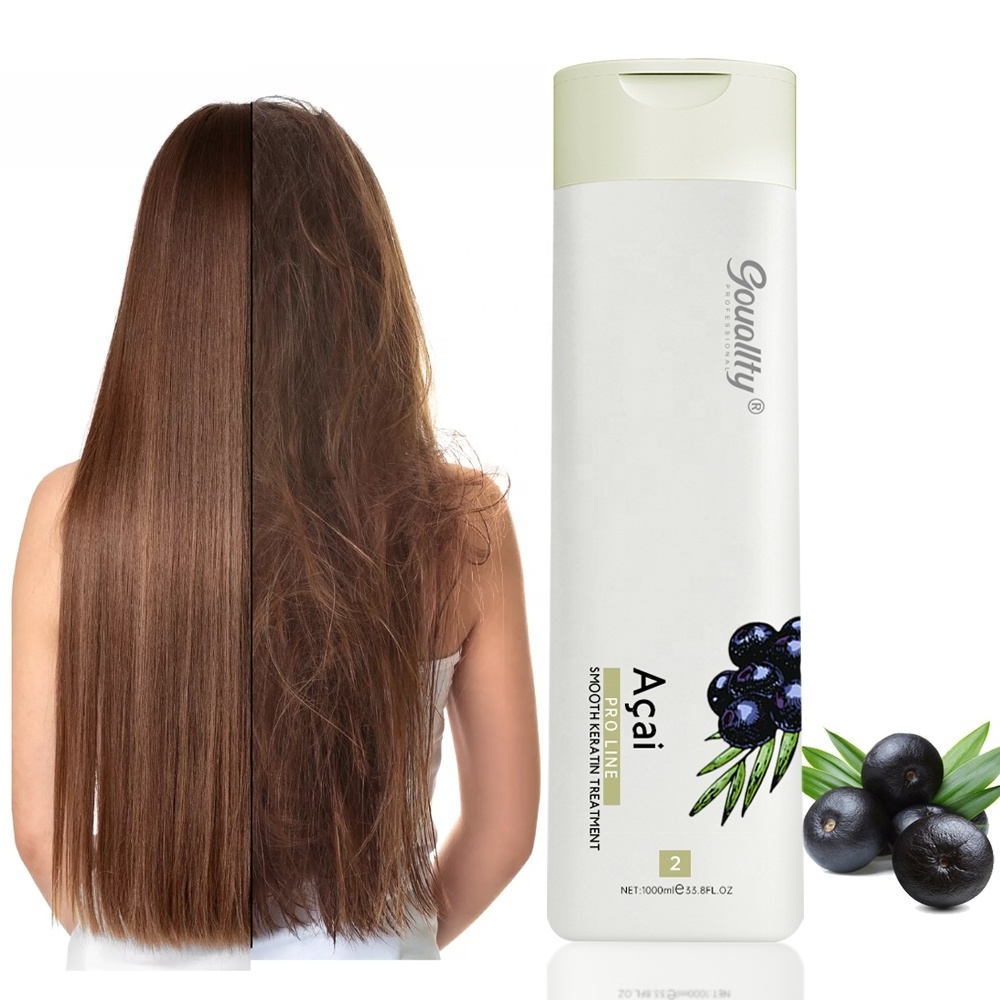 Low Irritatation Silky Collagen Hair Keratin Treatment 6 Months Result Natural Keratin Smoothing Treatment For Women