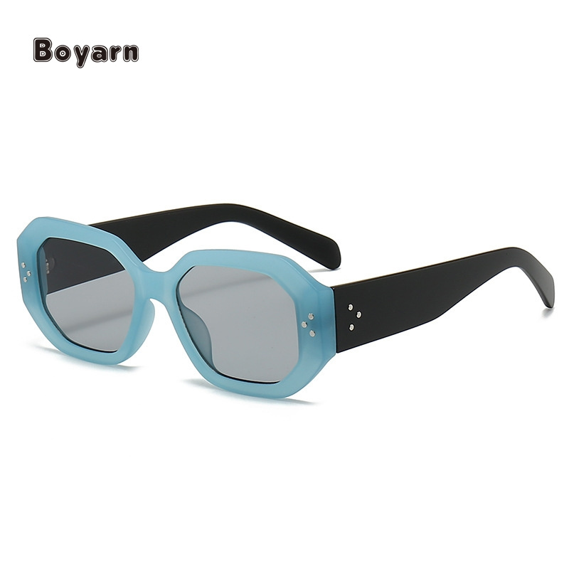 Boyarn Wholesale 5140 Fashion Hand Polished China Handmade Pc Cooling Sun Glasses Oem Sunglasses