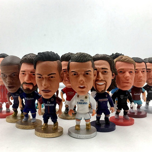 Wholesale Miniature Model Toys Plastic Football Star Party Cake Decorations PVC Action Figure