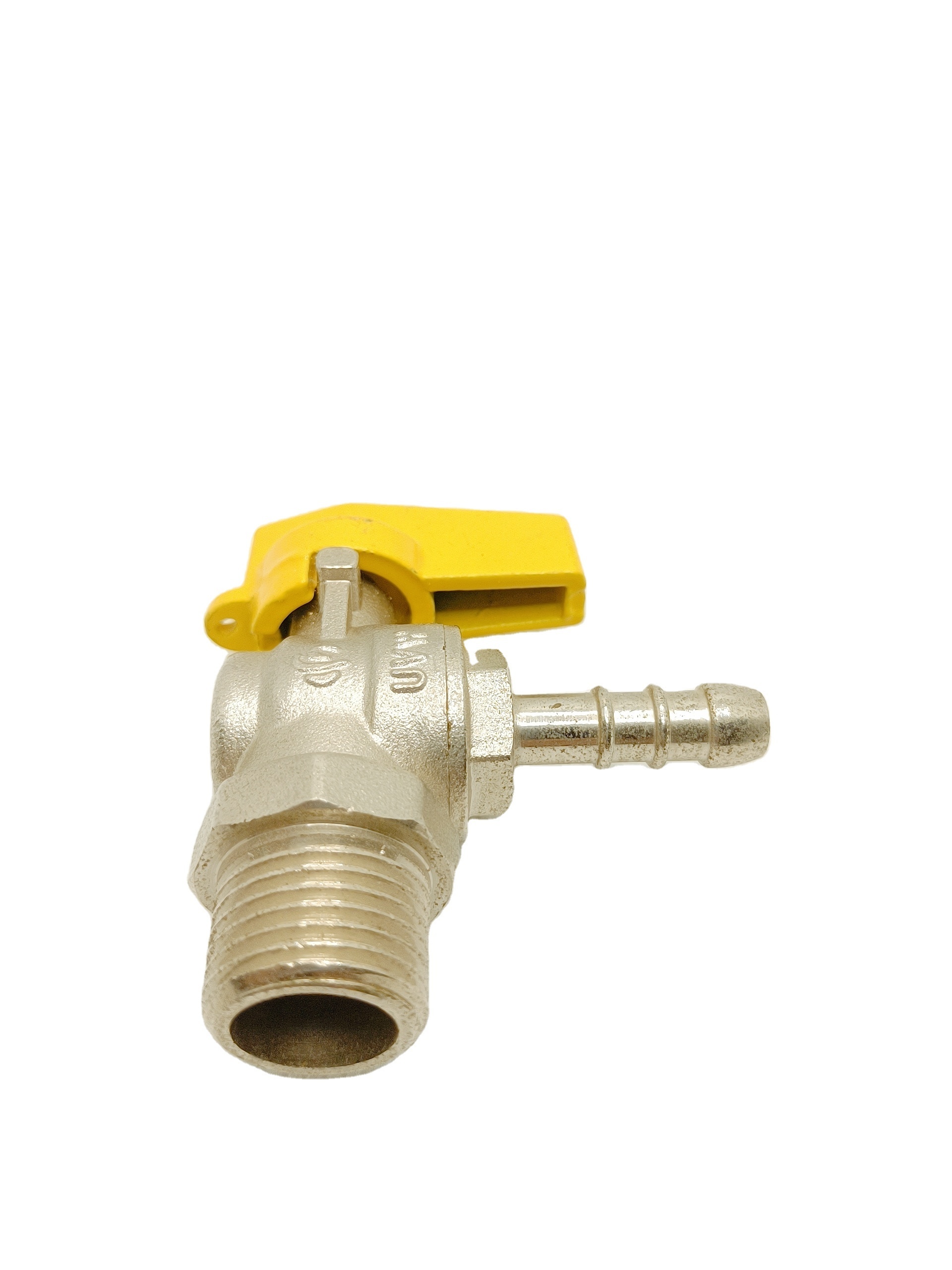 High quality Angle gas ball valve with male thread