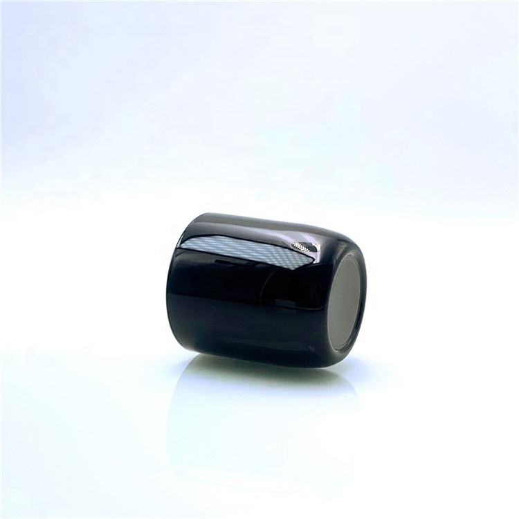 BOYE Wholesale Empty 7oz 8oz Votive Black Glass Candle Containers Holders with Lids and Boxes