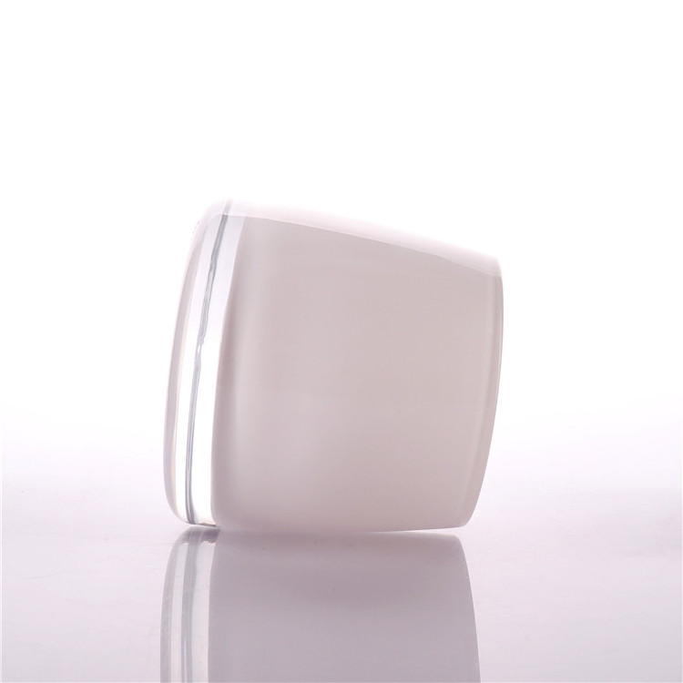 BOYE Wholesale 7oz Unique Shaped Luxury White Glass Candle Jars For Candle Making