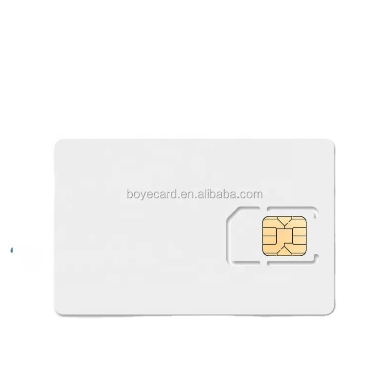 Factory Price CR80 Smart Card Plain Chip Card PVC Blank Printable ID Card