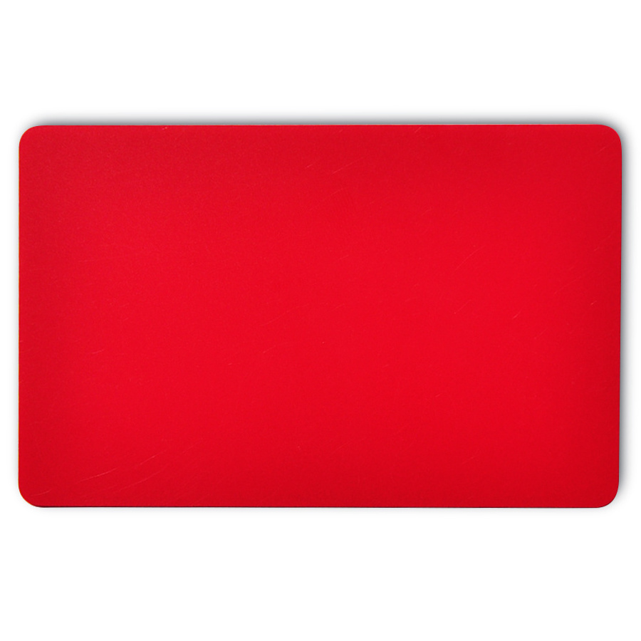 CR80 HQ CR80 Plastic Blank Red PVC Card for Card Printer with factory price