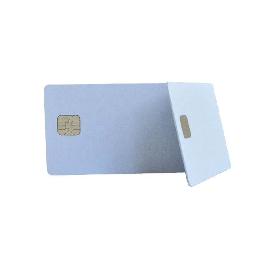 Factory Price CR80 Smart Card Plain Chip Card PVC Blank Printable ID Card