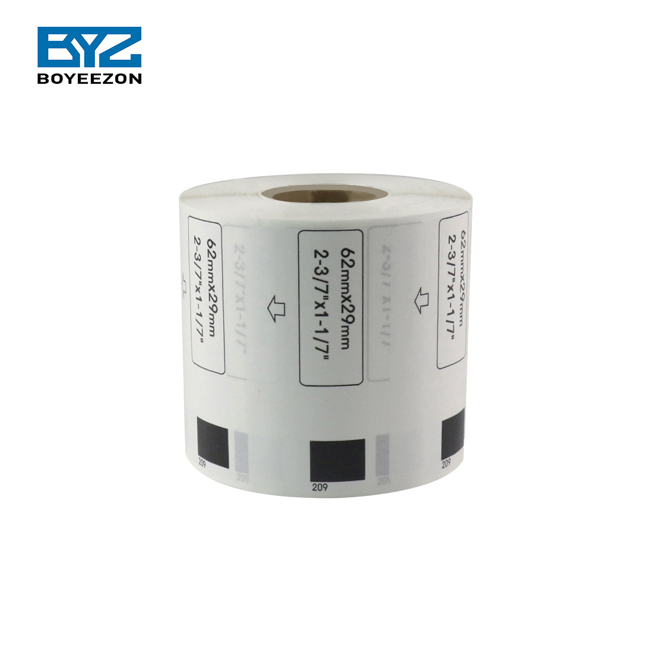 Compatible DK-11209 DK11209 DK 11209 Black on White Self Adhesive Thermal Paper Label Roll for Brother Printer