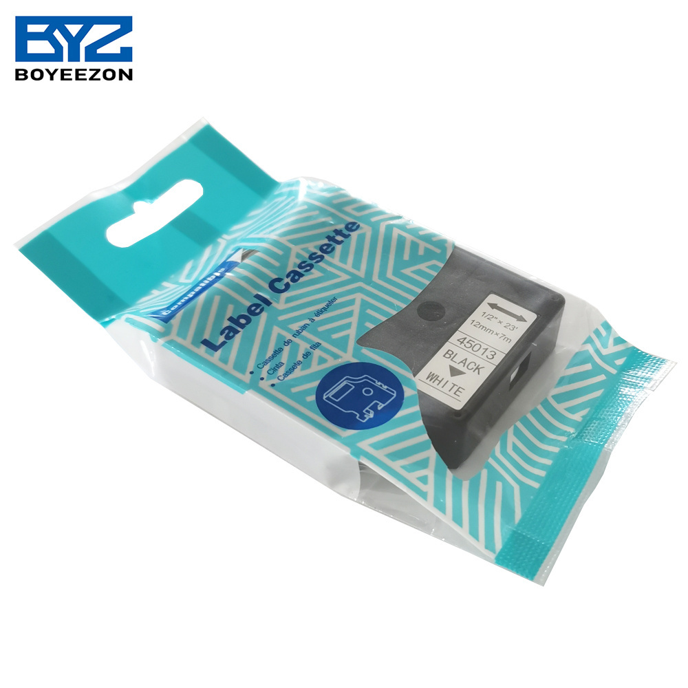 High quality compatible dymo label tape cartridge 45013 for LabelManager PNP/150/160/210D/280/350/420P/450/450D/500TS/PC 16595