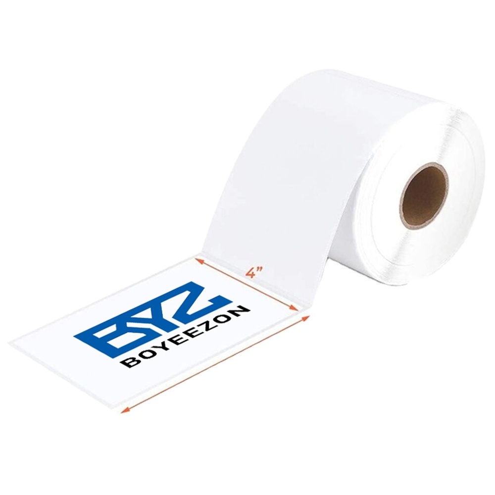 Boyeezon compatible label rolls thermal paper 4*6 inch compatible for zebra shipping labels