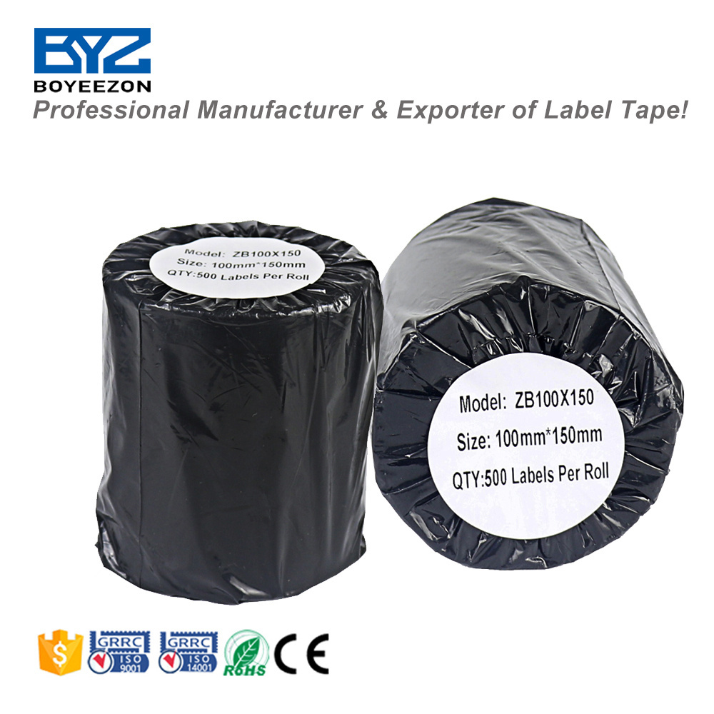 Boyeezon compatible label rolls thermal paper 4*6 inch compatible for zebra shipping labels