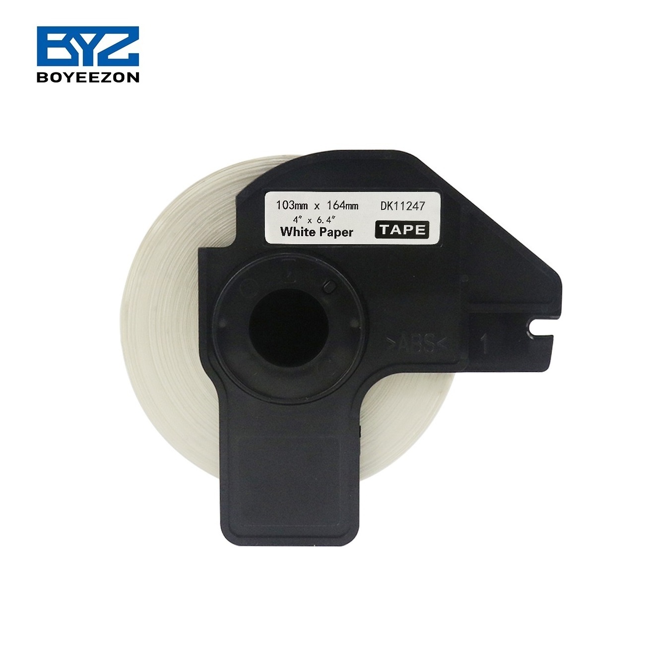 103 x 164 mm 180 Pack  Compatible Brother DK 11247 Die-cut Length Label Black on White Label Printer Tape with Holder