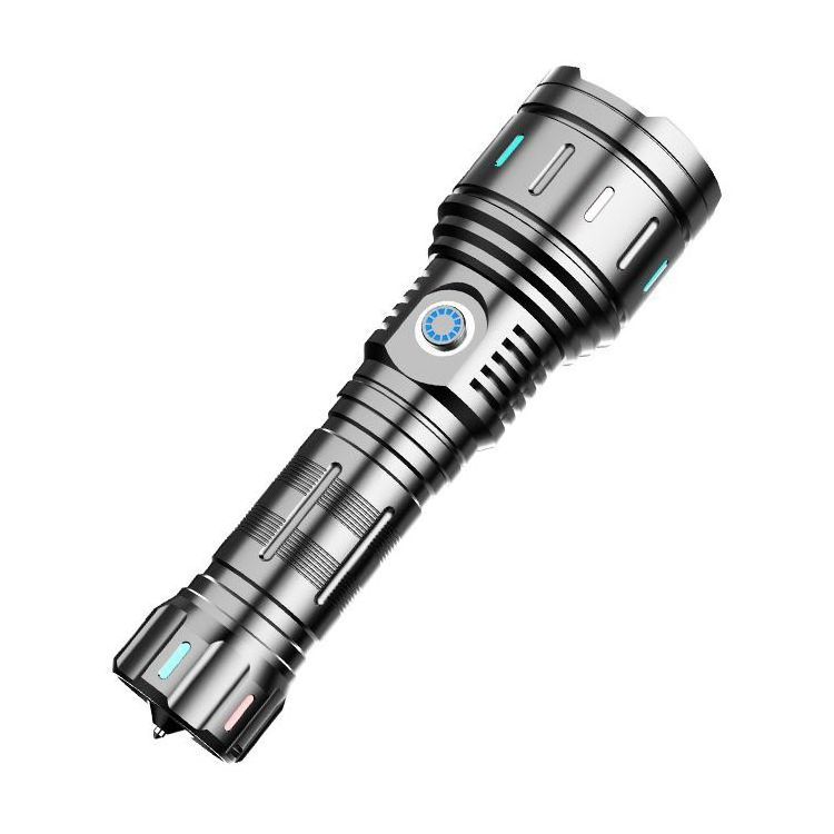 Boyid Hot Selling Outdoor camping strong light far-spot light USB C Rechargeable Zoomable Waterproof 5 Modes Flashlights