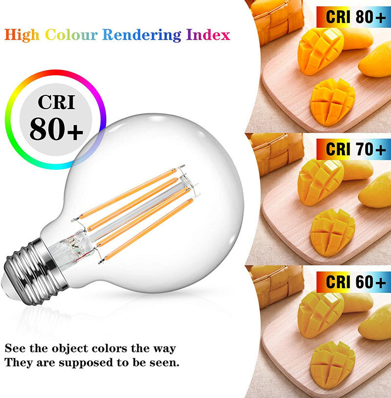 Boyid New Design G125 Led Filament Bulb 6W Glass Aluminum Filament Led Bulb 6W Bulb Filament In The Room