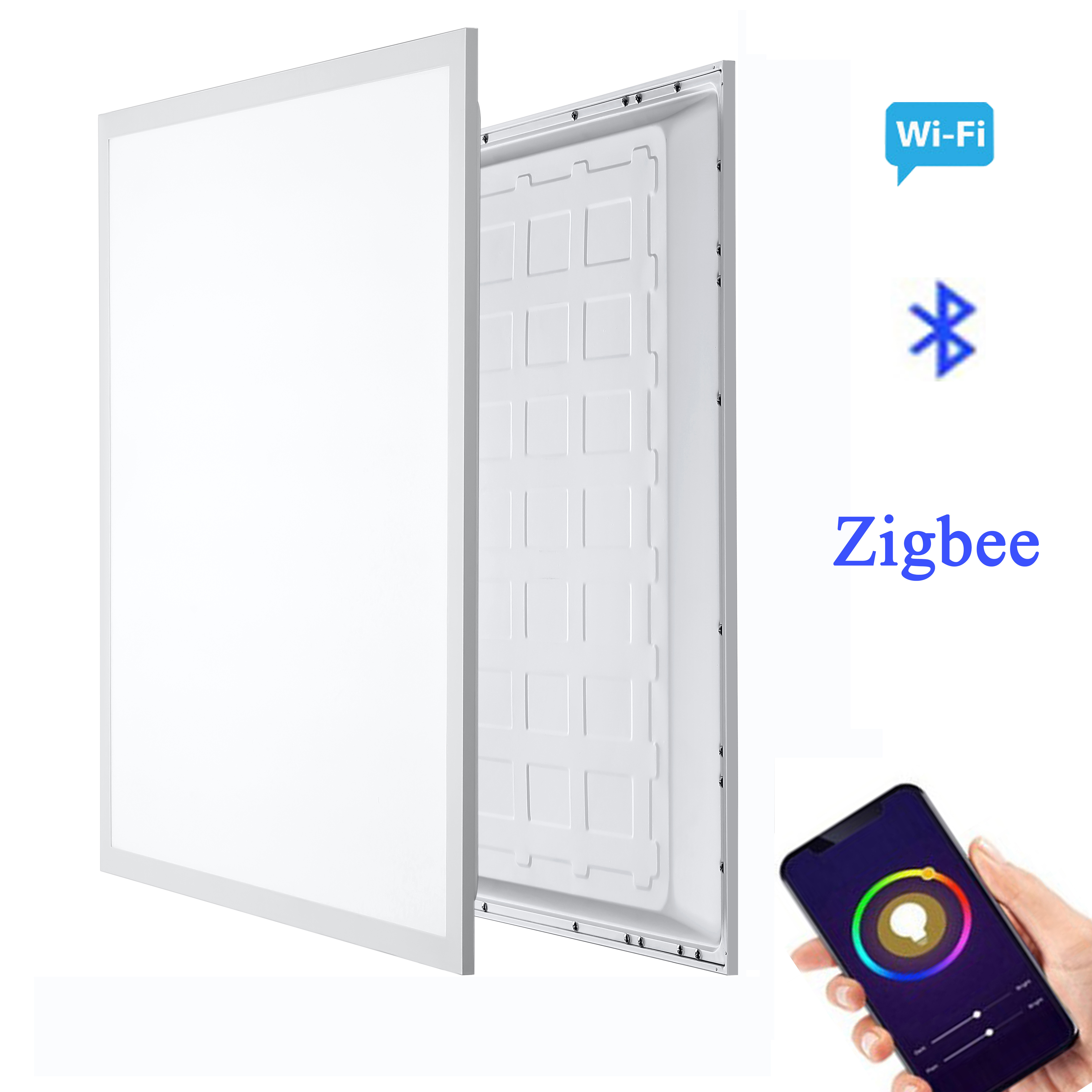 Boyid 30x60 30x120 60x60 60x120 DMX Zigbee Wifi Remote Control  Dimmable Smart RGB CCT RGBW RGBCW Led Ceiling Panel Light