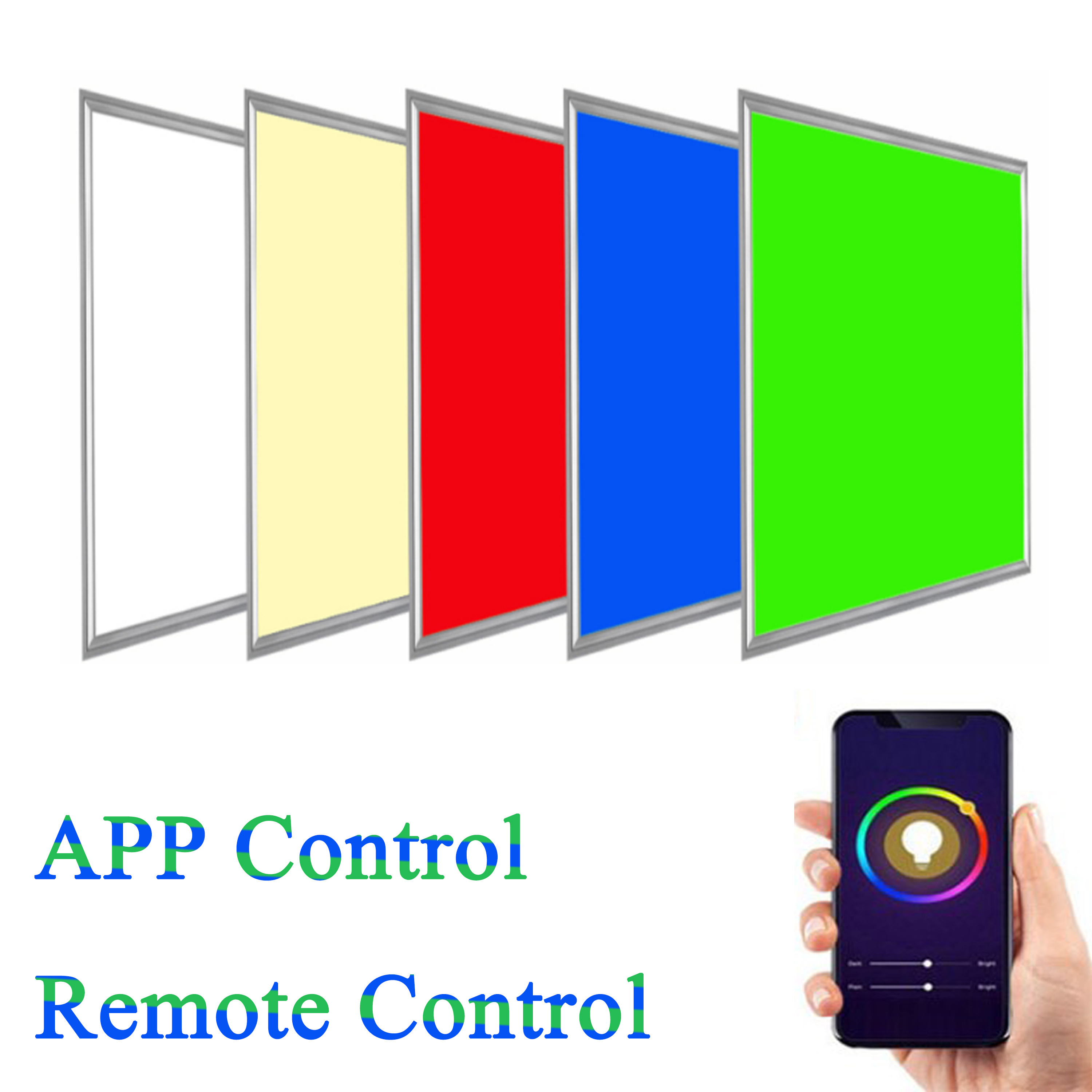 Boyid 30x60 30x120 60x60 60x120 DMX Zigbee Wifi Remote Control  Dimmable Smart RGB CCT RGBW RGBCW Led Ceiling Panel Light