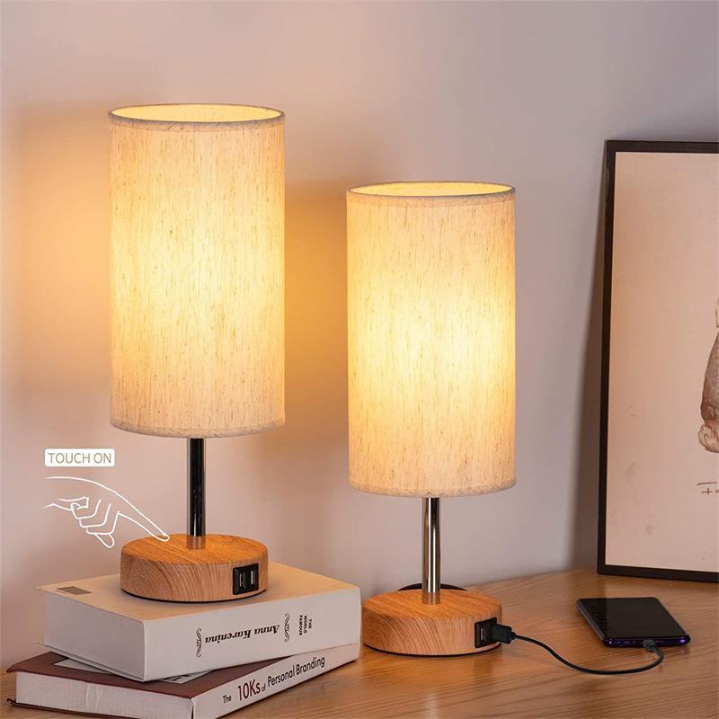 Boyid Bedside Lamp Indoor Lighting Desk Led Lamp Smart Home Night Lights Bedroom Led Bedside Table Lamp With Bulbs