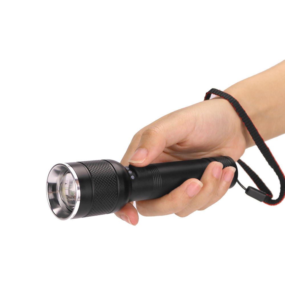 Boyid Portable Dimmable Flashlight 20W LED 1500 Lumen Rechargeable Super Bright Flashlights Torches