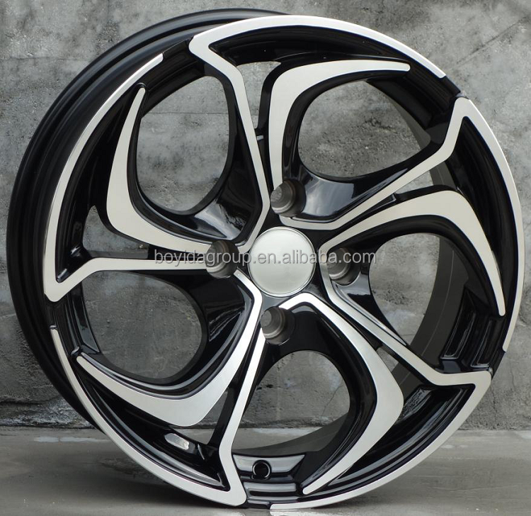 F991235 12x4.5 13x5.5 14x5.5 15x6.5 16x6.5 4x100 5x114.3 white red boyida wheel rim car aluminum alloy wheels