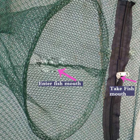 wholesale 4-20 Holes Umbrella Nylon Folding Fish Net Hand Throw Net cage lobster crab trap