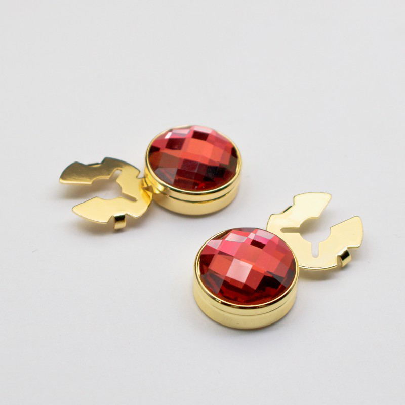 Workshop direct sales of copper material in a variety of colours turtle back closure cufflinks new high-class sense of closure c