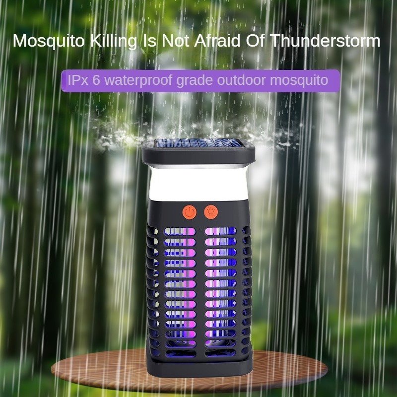 Multi Function Both Outdoor Indoor Insect Killer UV LED Electric Shock USB Charge Waterproof Camping lantern  Mosquito Light