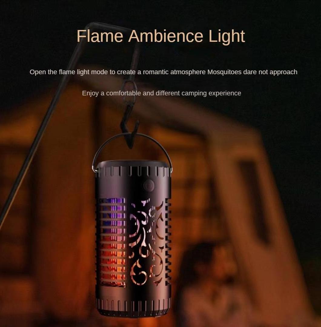 Home Insect Repellent Hanging Small Patio Light Outdoor Camping Decorative Solar Mosquito Light