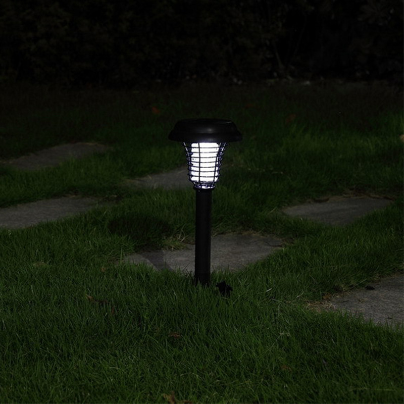 Solar Mosquito Light Purple White Light Two Lawn Outdoor Garden Light Villa Courtyard Mosquito Killing Lamp