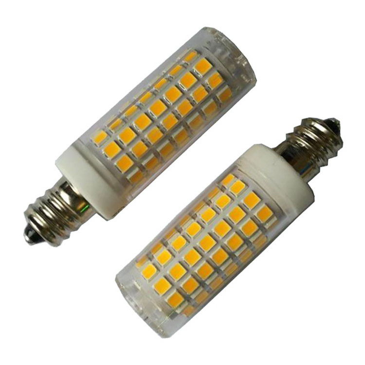 hot selling round tip e12 e14 b15 corn light bulb 8w 2700k 3000k 4000k 5000k crystal night bulb dimmable