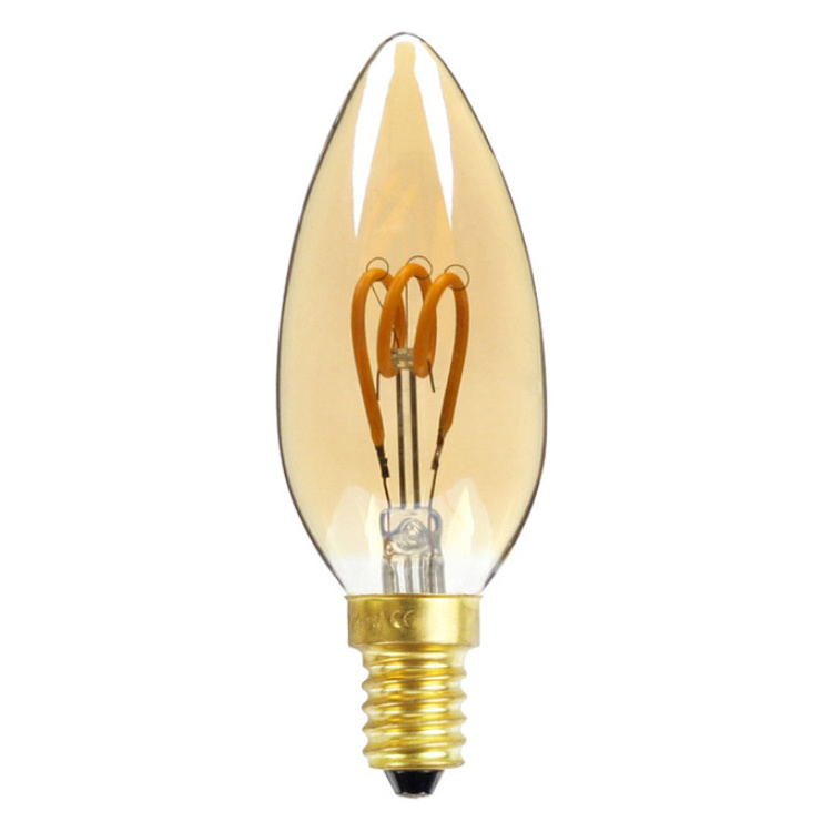 Hot new 2200K 2700K dimmable led candle bulb led candelabra bulb