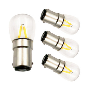 High CRI>80 BA15D 120V 2W LED Sewing Machine Bulb Light Daylight 6000K T22 Fist Filament Lamp