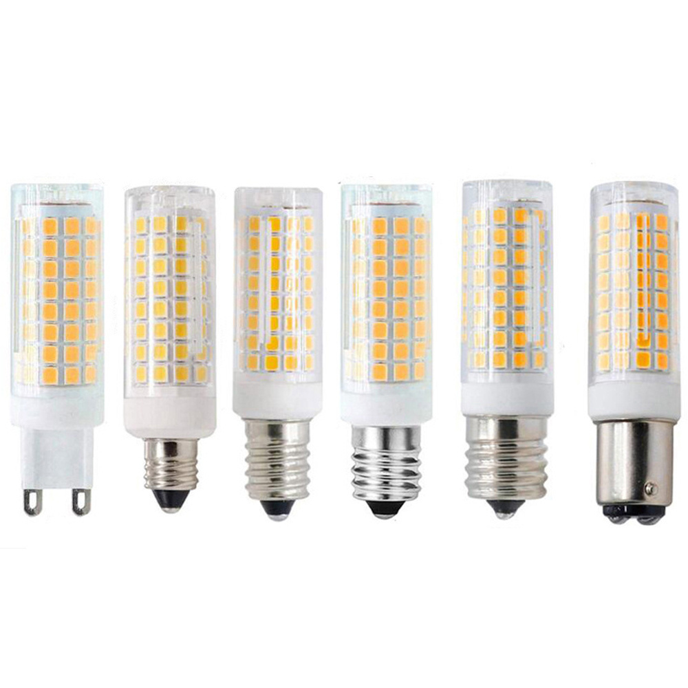 dimmable 10w 120V 220V BA15D GY6.35 Ceramic body LED Corn Lamp 2700K 3000K Warm White E11 E12 G4 G9  LED Bulb